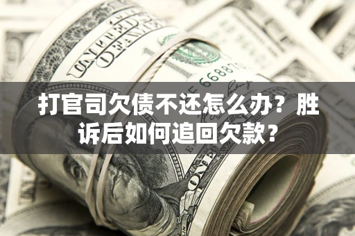 武汉打官司欠债不还怎么办？胜诉后如何追回欠款？
