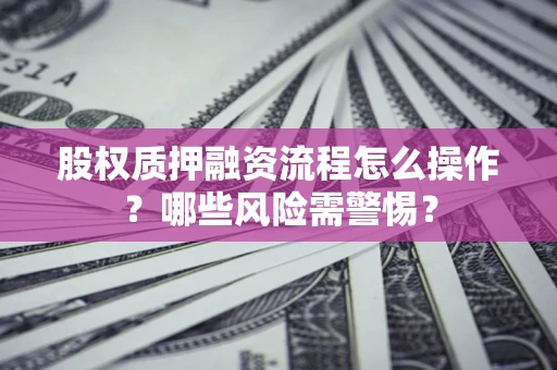 武汉股权质押融资流程怎么操作？哪些风险需警惕？