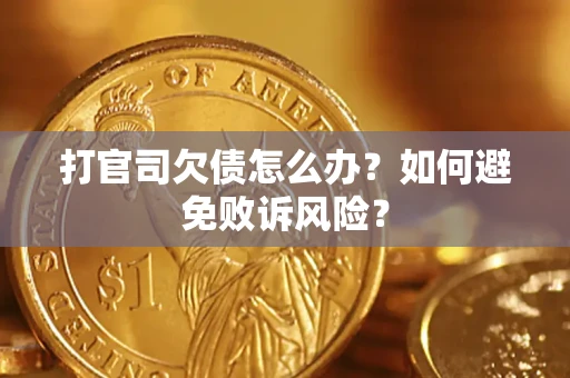 武汉打官司欠债怎么办？如何避免败诉风险？