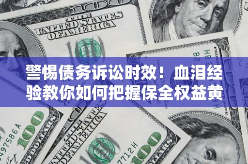武汉警惕债务诉讼时效！血泪经验教你如何把握保全权益黄金期