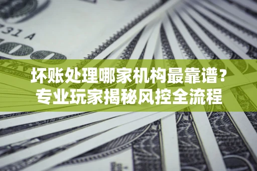 武汉坏账处理哪家机构最靠谱？专业玩家揭秘风控全流程