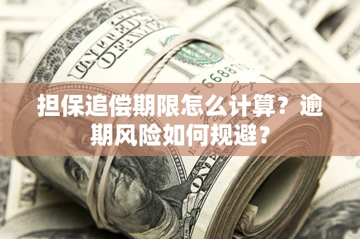 武汉担保追偿期限怎么计算？逾期风险如何规避？