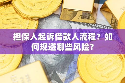 武汉担保人起诉借款人流程？如何规避哪些风险？