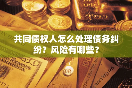 武汉共同债权人怎么处理债务纠纷？风险有哪些？