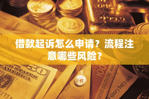 武汉借款起诉怎么申请？流程注意哪些风险？